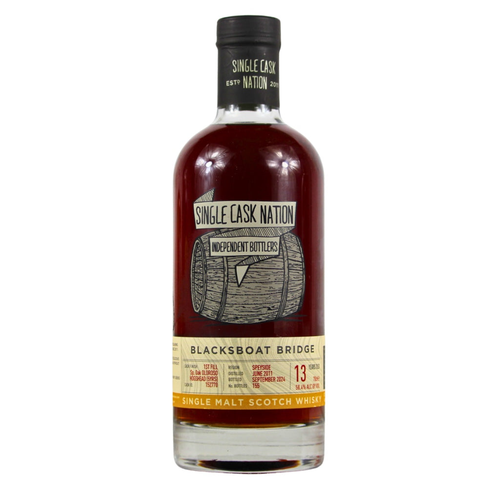 Blacksboat Bridge 13 Jahre Single Cask Nation Cask #152770 58,4% 0,7l