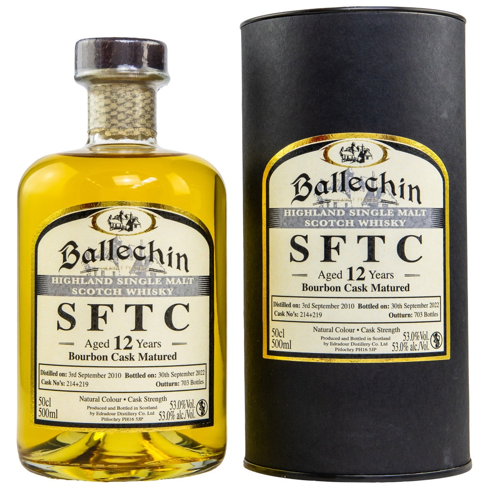 Ballechin 12 Jahre Straight from the Cask Bourbon