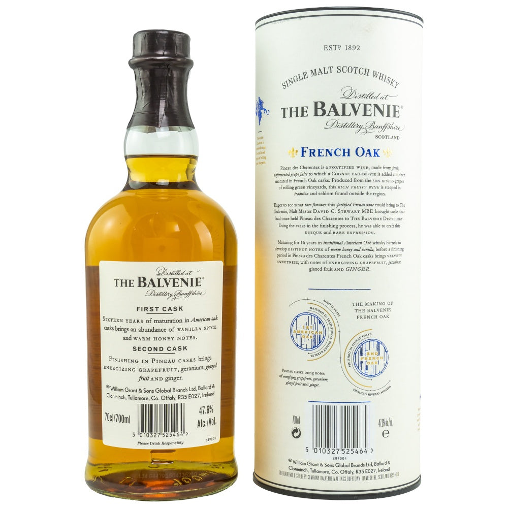 Balvenie French Oak 16 Years Pineau Cask 47.6% 0.7l