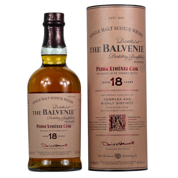 sherry商品 Balvenie 18 Years PX Sherry Butt Finish |Deliawhisky.de