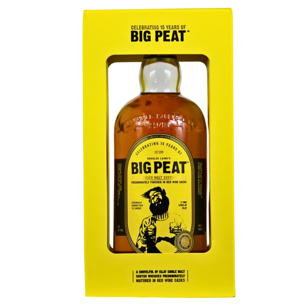 Big Peat 15th Anniversary Predominantly finished in Red Wine Casks