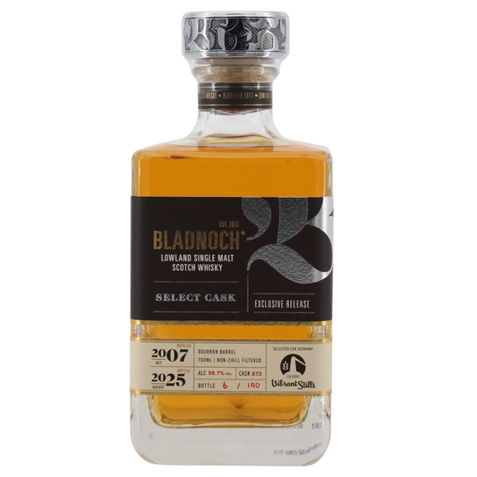 Bladnoch 18 ans 2007/2025 Select Cask Édition exclusive 59,7 % 0,7 l