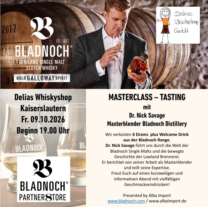 Bladnoch Tasting