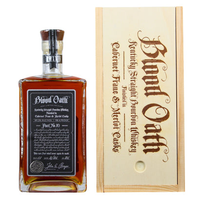 Blood Oath Pact No.10 Blended Straight Bourbon Whiskey