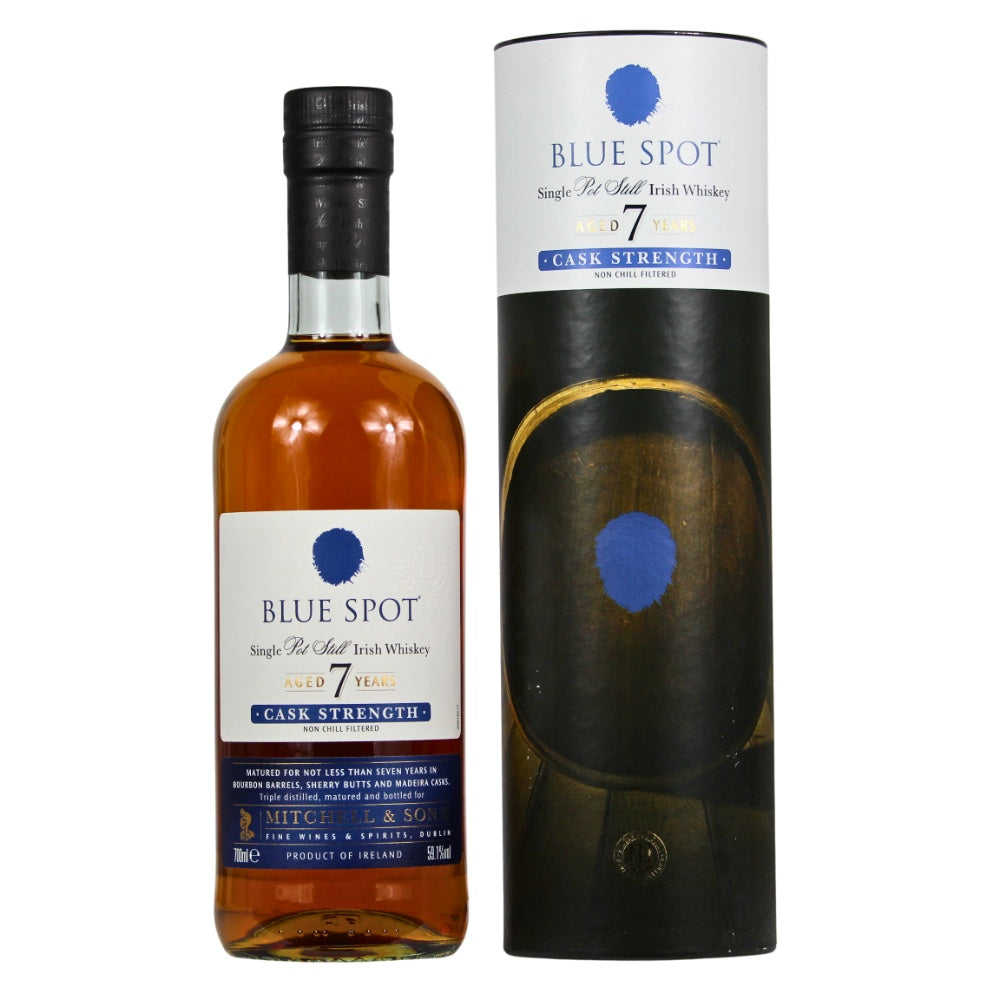 Blue Spot 7 Jahre Cask Strength Pot Still Whiskey 