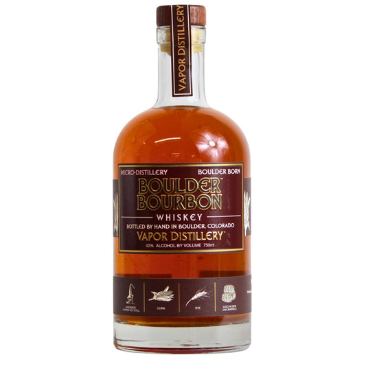 Boulder Bourbon Vapor Distillery Whiskey