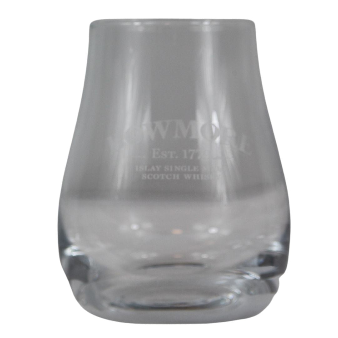 Bowmore shot glass with logo