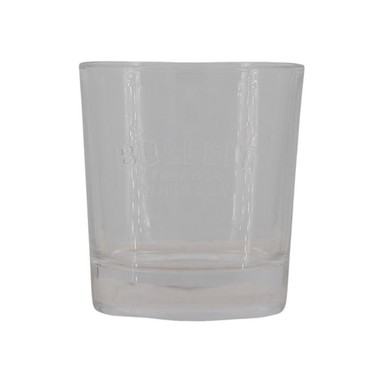 Bulleit Glas mit hevorstehendem Schriftzug