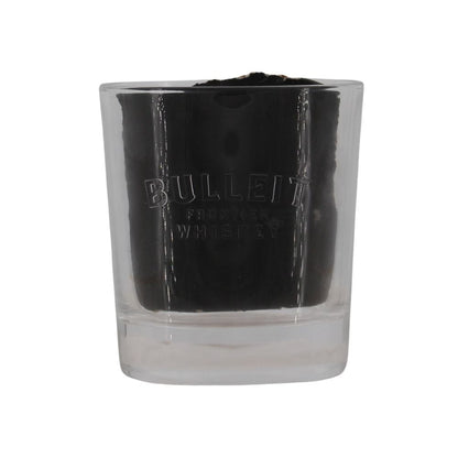 Bulleit Glas mit hevorstehendem Schriftzug