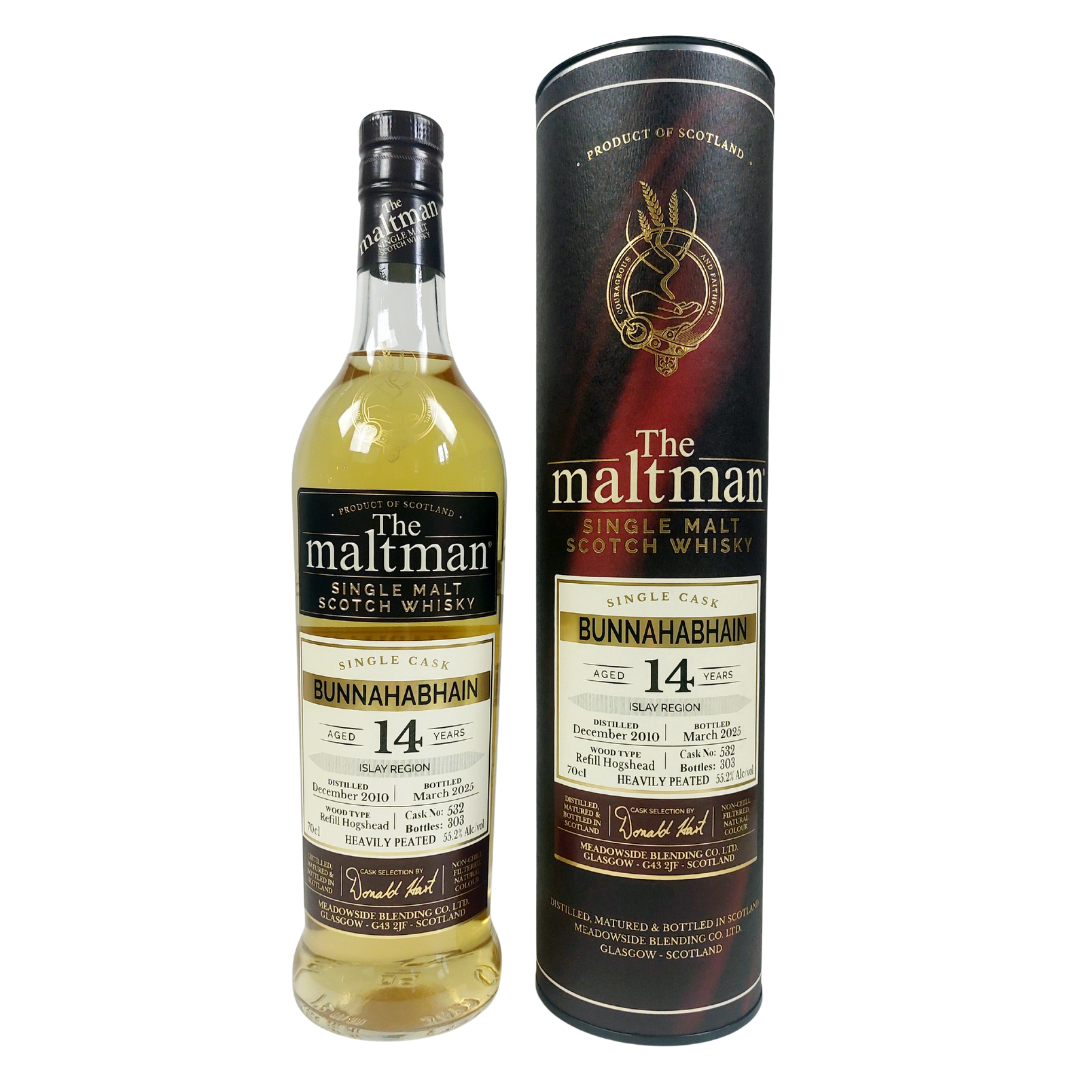 The Maltman Islay Haven 14年 Bunnahabhain 14 Year Old 2010/2025 The Maltman 55.2% 0.7l