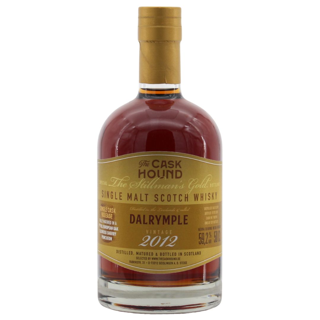 Dalrymple 13 years 2012/2025 The Stillmans Gold 1st Fill Oloroso Sherry Butt Caskhound 59.2% 0.5l
