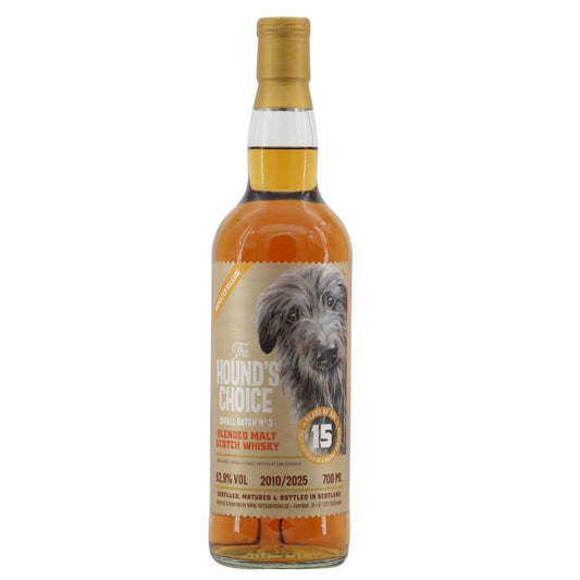 Blended Malt 15 Jahre 2010/2025 The Hound's Choice Small Batch #3 The Caskhound 52,9% 0,7l