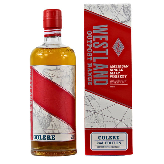 Westland Colere 2e édition Whisky Single Malt Américain 50% 0,7l