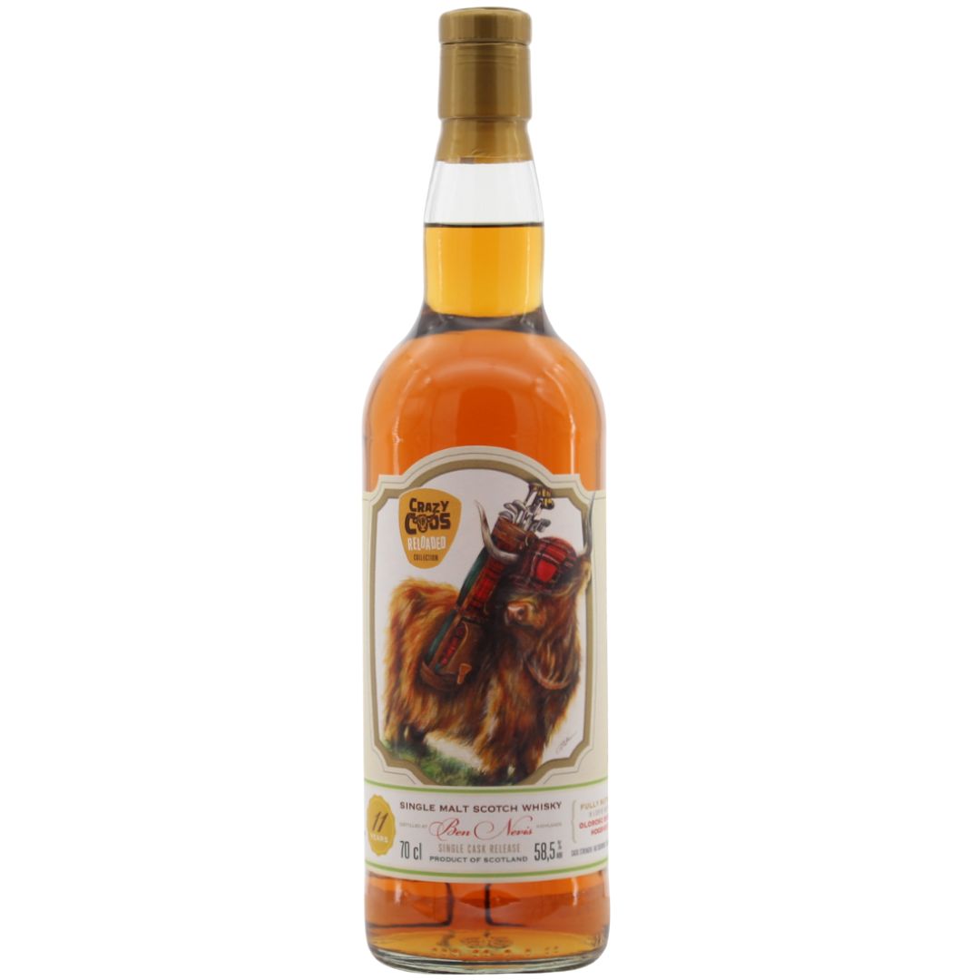 Ben Nevis 11 years 2014/2025 Crazy Coos Reloaded 7- 1st Fill Oloroso Sherry Cask #189 Caskhound 58.5% 0.7l
