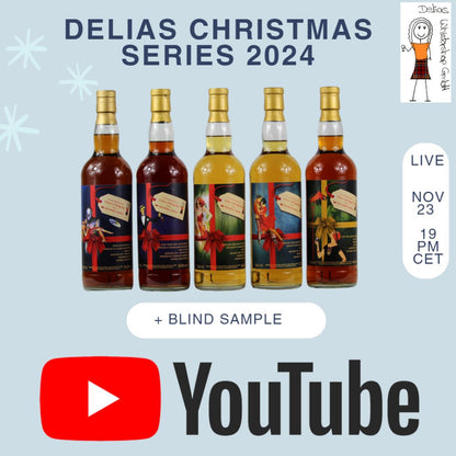 Delias Christmas Series 2024 Whisky & Rum Tasting Youtube LIVE 6x2cl 23.11.24 OFFLINE Teilnahme