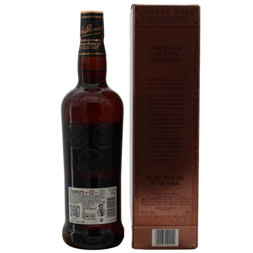 Dewars 12 Jahre Double Aged Back