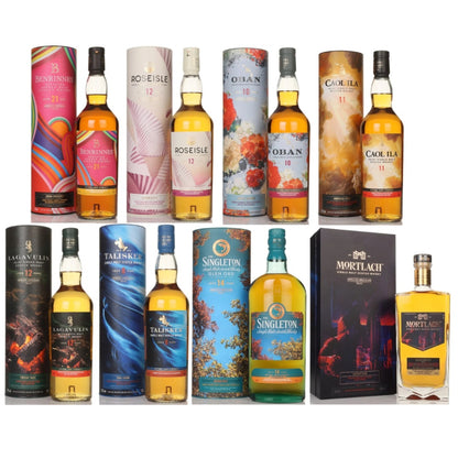 Diageo Special Release 2024 1-8 Complete Set ~56.8% 8x0.7l + free 2cl SAMPLE SET