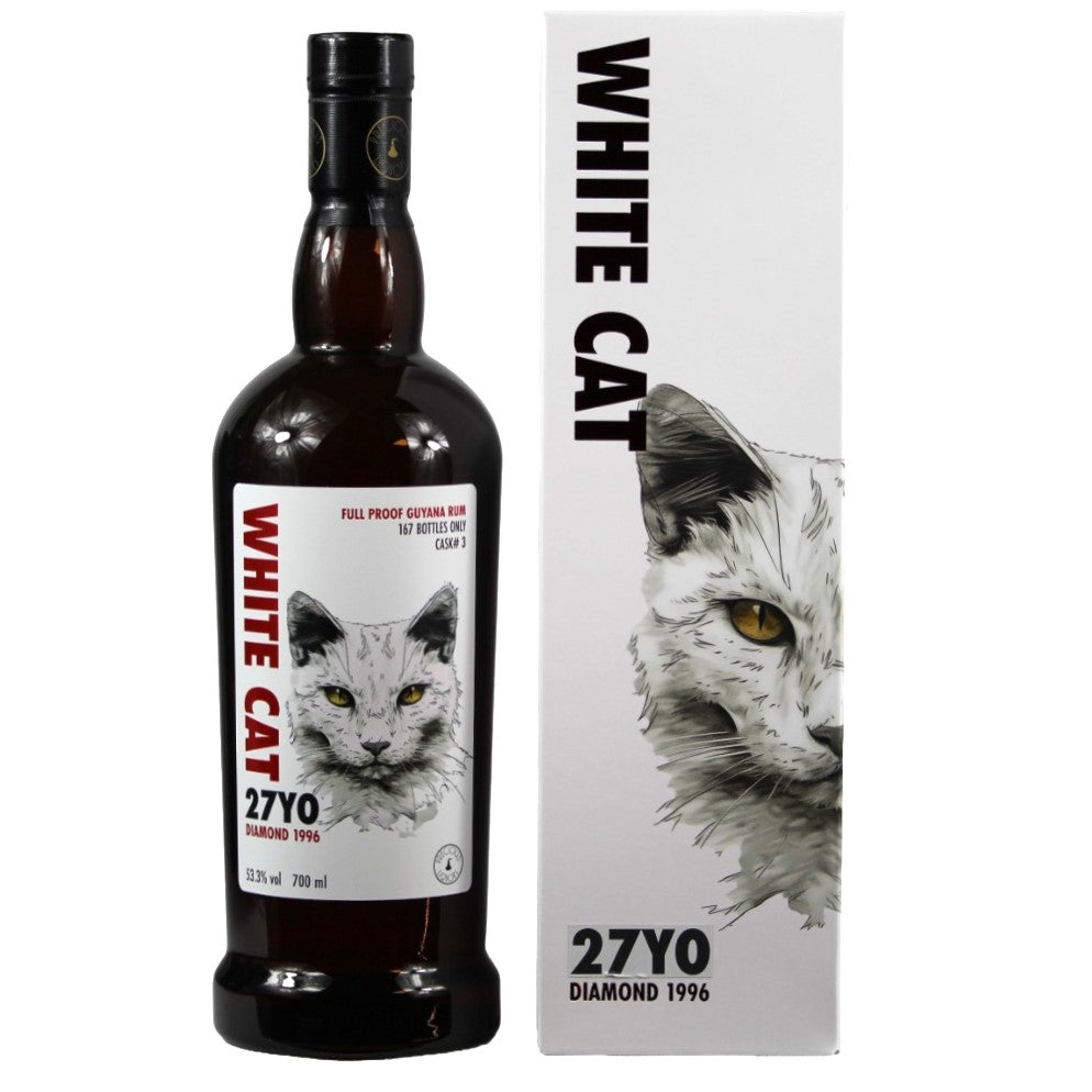 Diamond Distillery 28 Jahre White Cat Guyana Rum 