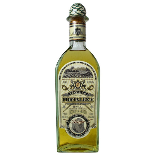 Fortaleza Tequila Anejo 100% Stone Crushed Agave
