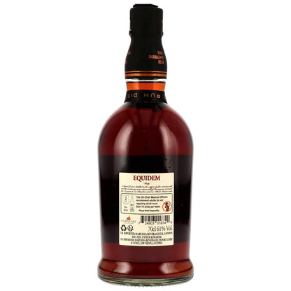 Foursquare Equidem Rhum Single Blended 14 ans d'âge 61% 0,7 l