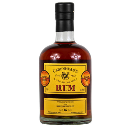 Foursquare 16 ans Rhum de la Barbade Cadenhead's 55% 0,7l