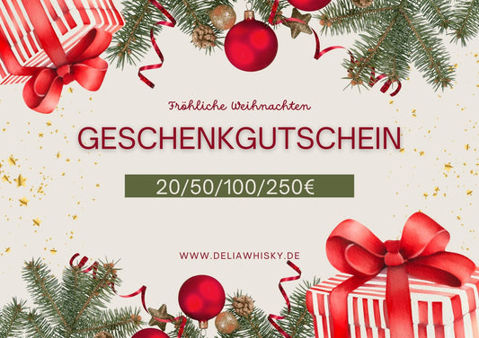 Christmas gift voucher deliawhisky.de