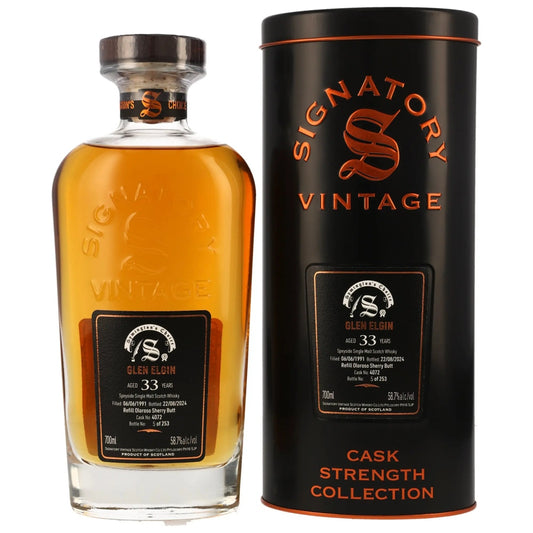 Glen Elgin 33 years Symingtons Choice SV Sherry Butt #4072 58.7% 0.7l