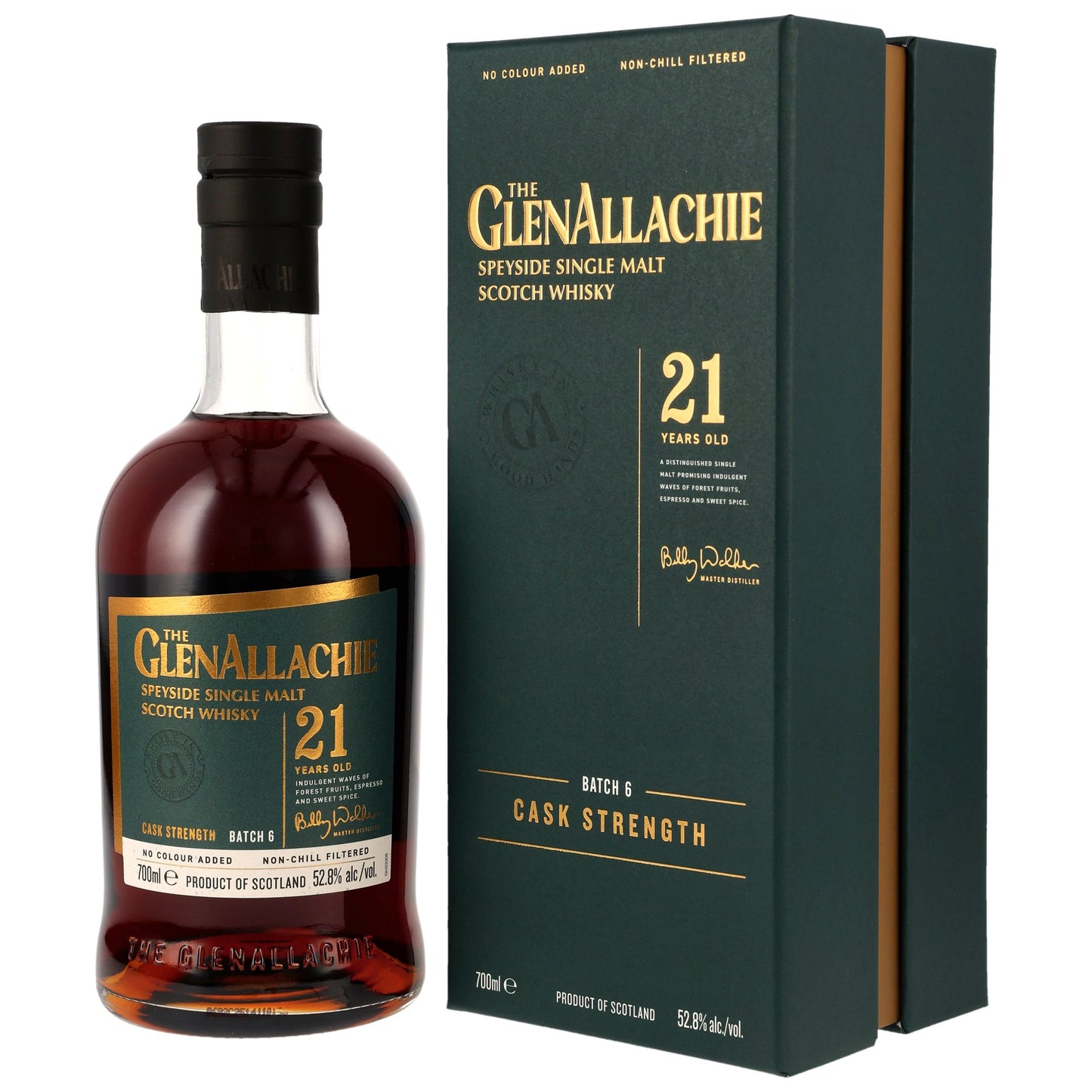 GlenAllachie 21 Year Old Batch 6 Cask Strength 52.8% 0.7l
