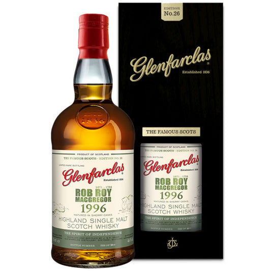 Glenfarclas The Famous Scots Nr. 26 Rob Roy MacGregor 1996/2014 46% 0,7l