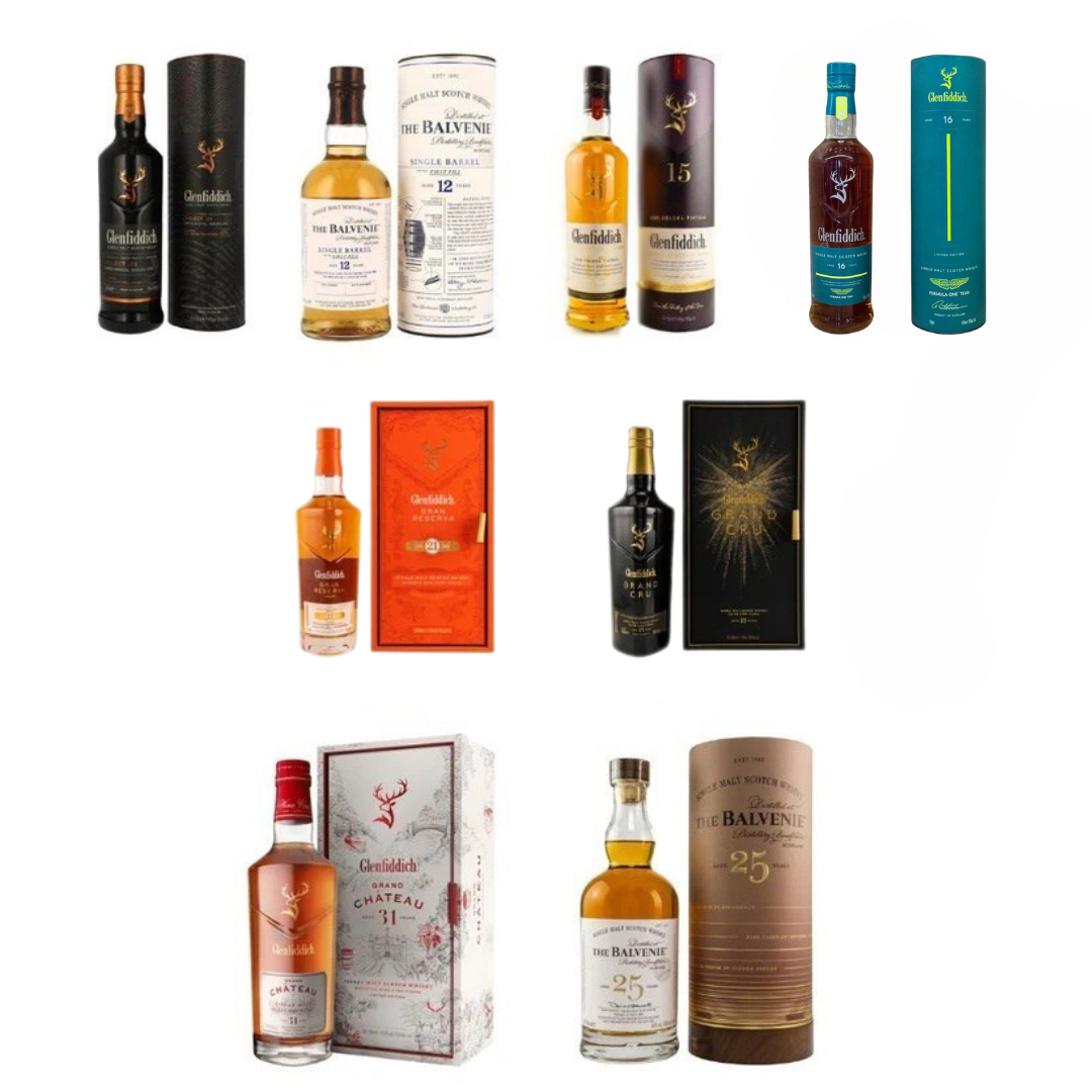 Glenfiddich & Balvenie Lineup Image