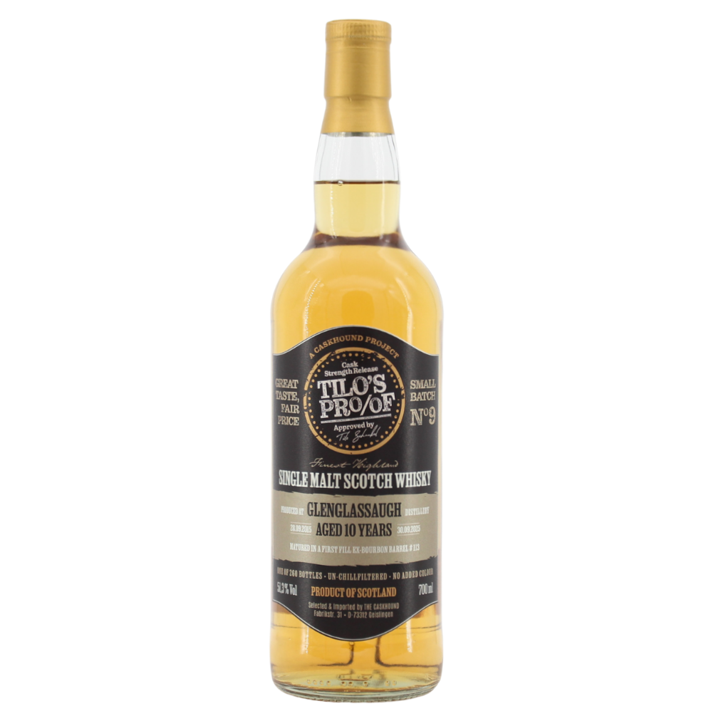Glenglassaugh 10 Jahre Tilo's Proof Small Batch No. 9 51,3% 0,7l