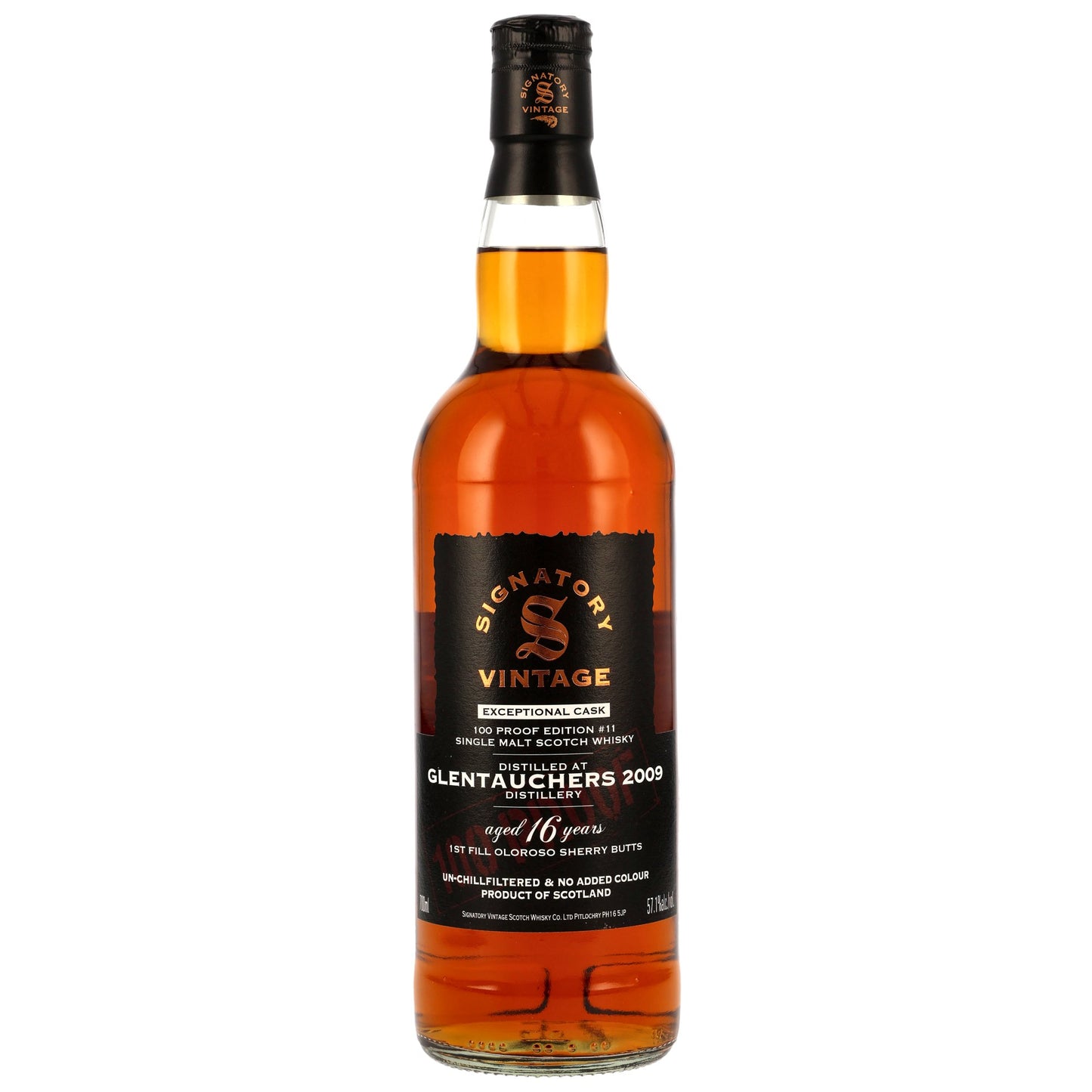 Glentauchers 16 Years 2009/2025 SV 1st Fill Oloroso Sherry 100 Proof Edition #11 57.1% 0.7l