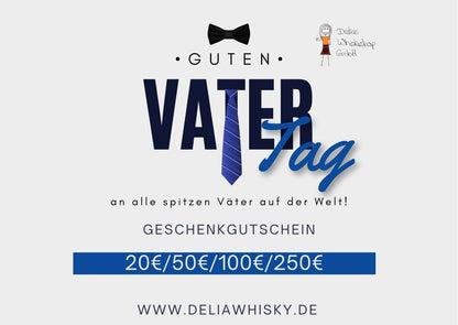 Geschenkgutschein Vatertag deliawhisky.de