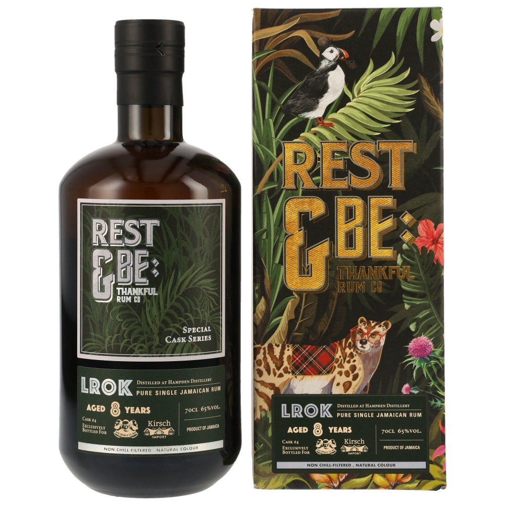 Hampden Estate LROK 8 Jahre Jamaika Rum Rest & Be Thankful