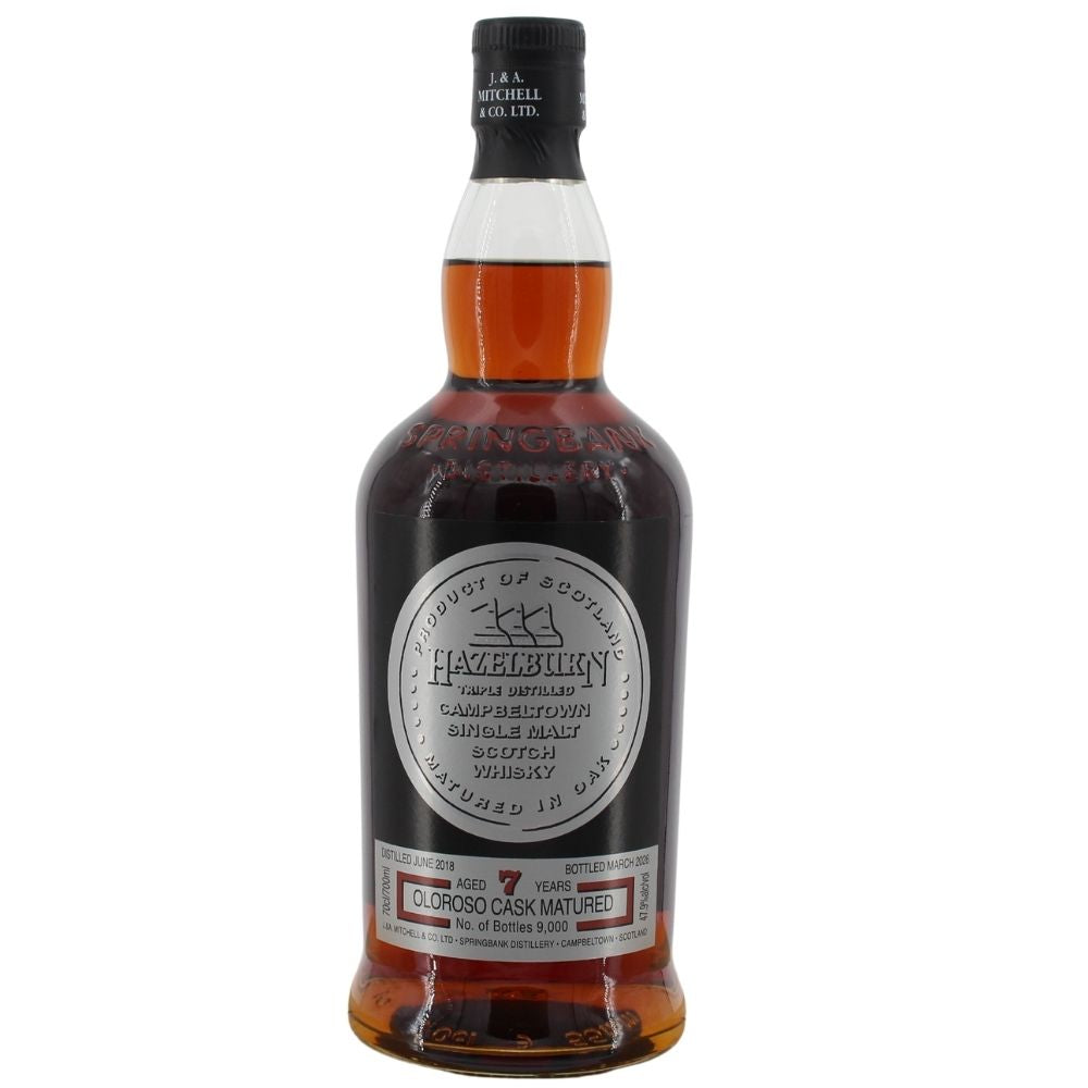 Hazelburn 7 Jahre 2018 2026 Front