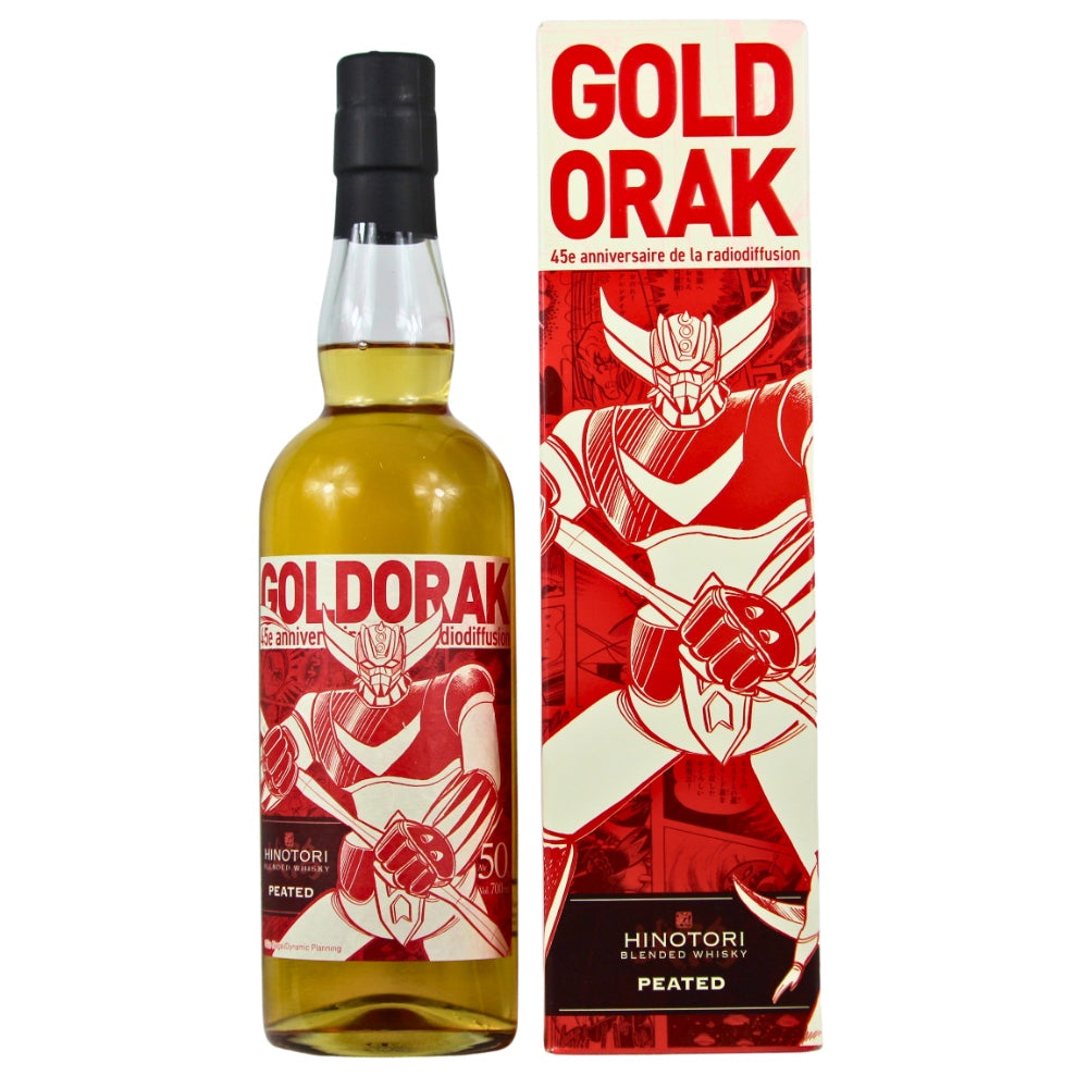 Hinotori Blended Whisky Japonais Goldorak Red Edition 50% 0,7l