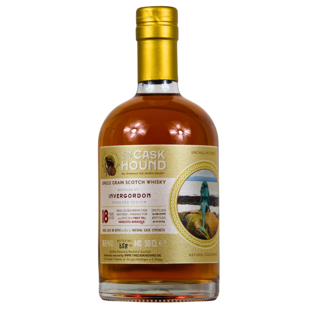 Invergordon 18 Jahre Single Grain Moscatel Cask Finish Caskhound