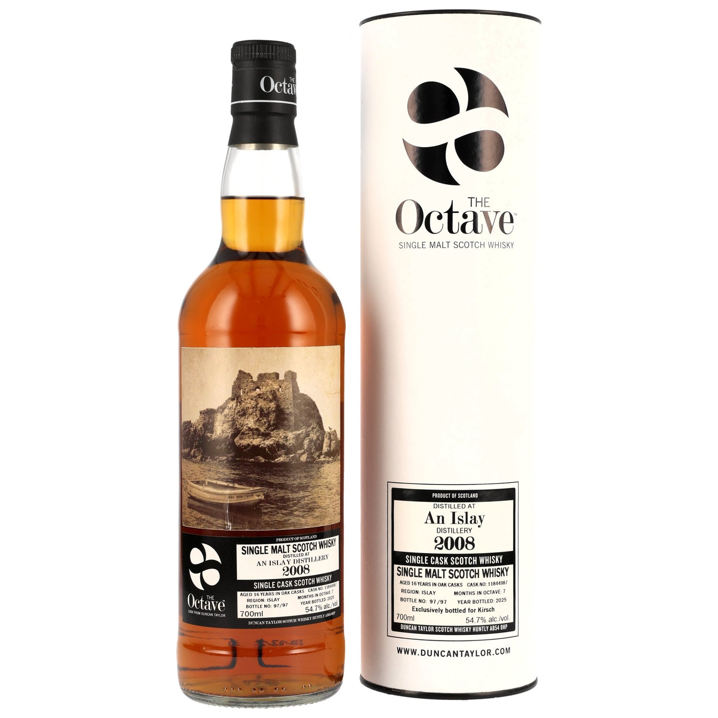 Islay 16 Jahre 2008/2025 The Octave Cask #11844987 Duncan Taylor 54,7% 0,7l FRONT