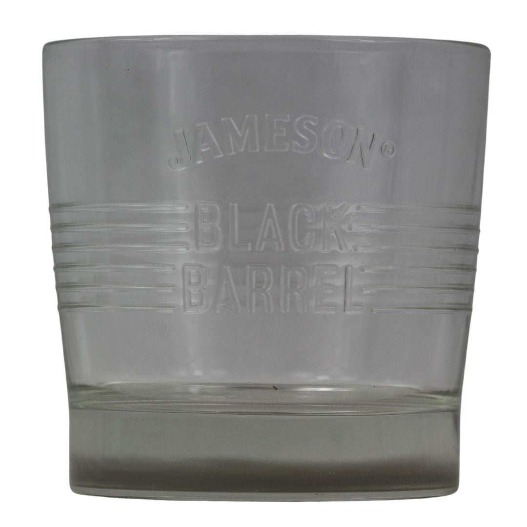 Jameson Blackbarrel Whiskey Tumbler with embossing