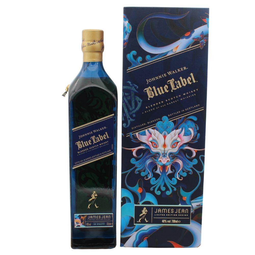 Johnnie Walker Blue Label Wood Dragon Front