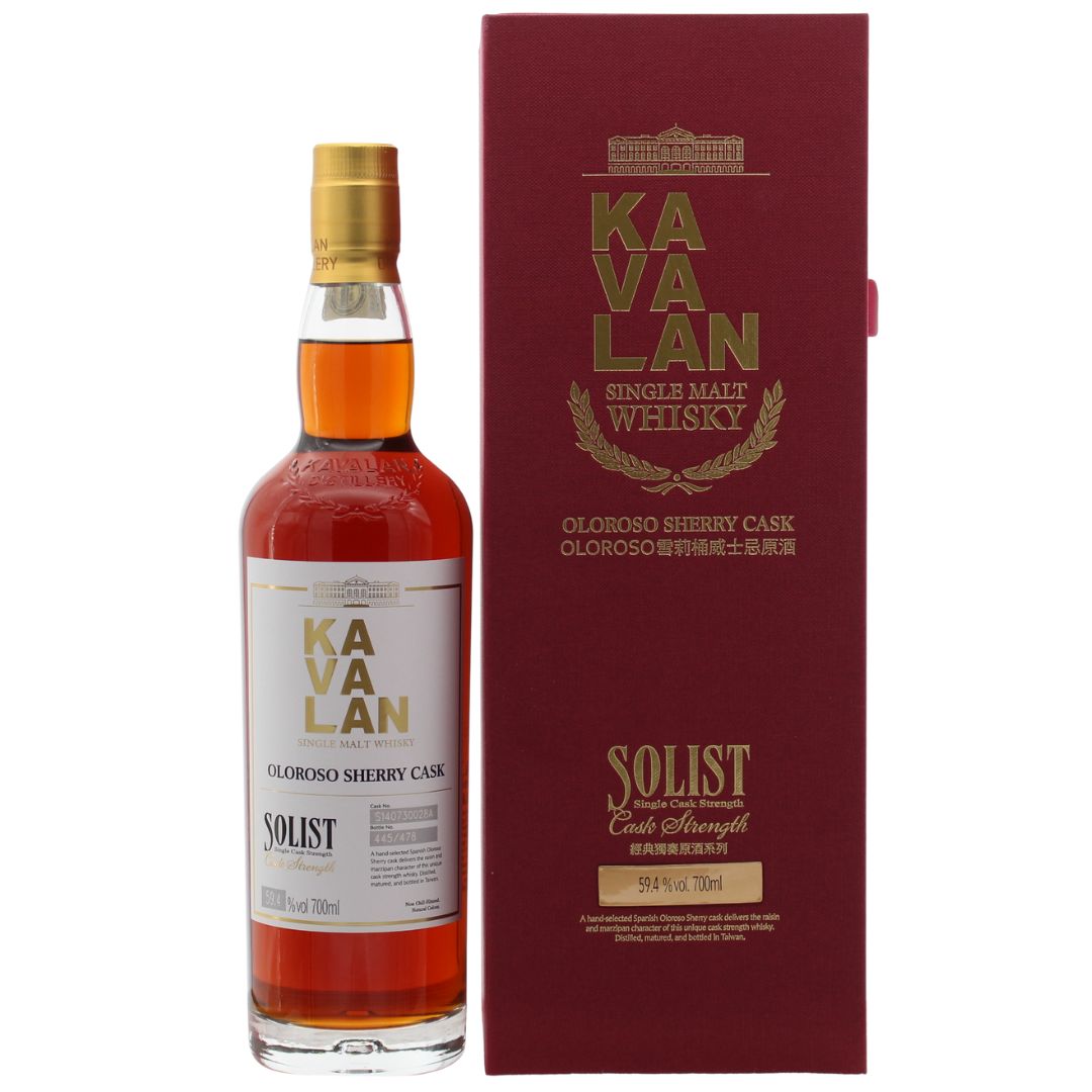 Kavalan 8 ans 2014/2022 Solist Oloroso Sherry Single Cask Strength 59,4 % 0,7 l