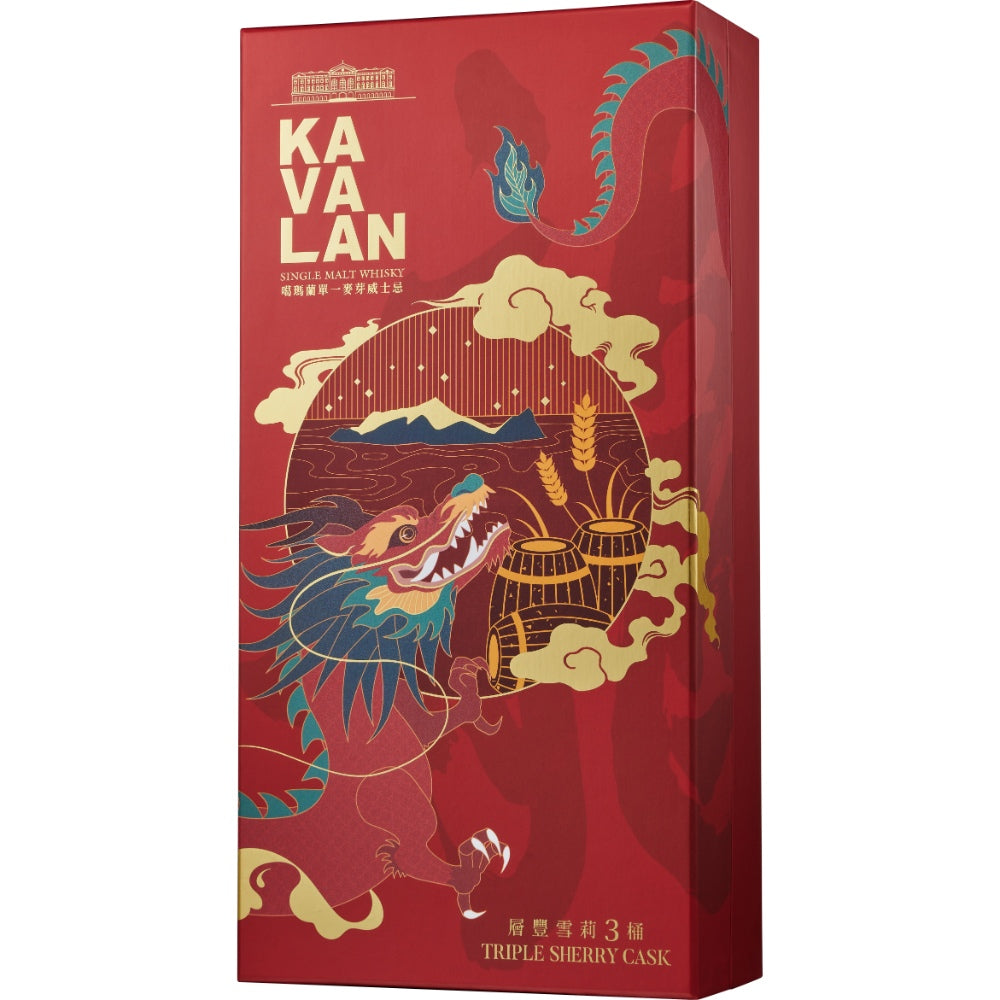 Kavalan Triple Sherry Limited Edition 40% 0,7l + Miniatur Kavalan Wine Oak 54% 5cl