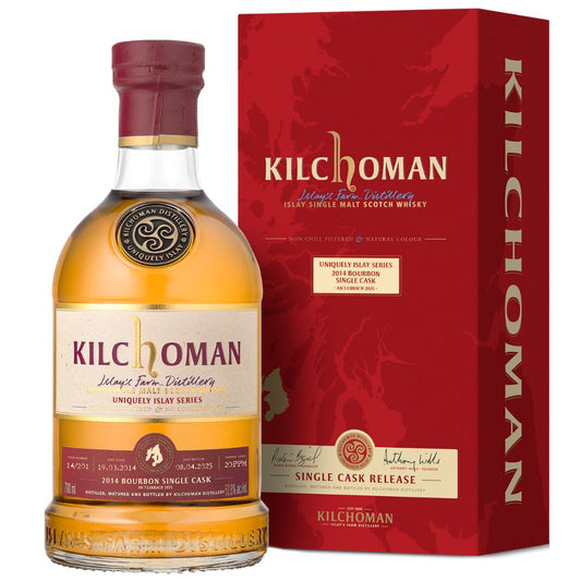 Kilchoman Bourbon Cask 2014 Uniquely Islay Series AN T-EARRACH 2025 53,8% 0,7l
