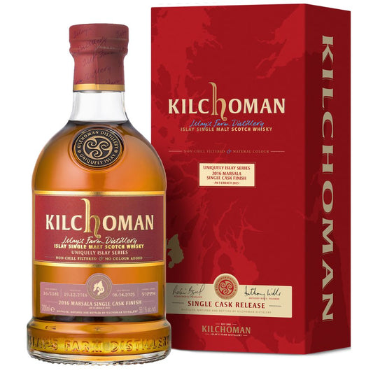Kilchoman Marsala Cask Finish 2016 Uniquely Islay Series AN T-EARRACH 2025 56,1% 0,7l