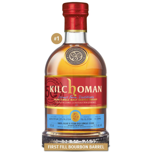 Kilchoman 2014/2024 1st Fill Bourbon 100% Islay Sister Cask 1 650/2014