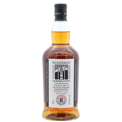 Kilkerran 8 Jahre 2024 Release Sherry Cask Strength 57,4% 0,7l