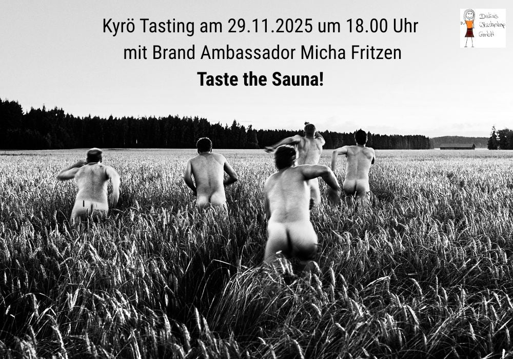 Dégustation de Kyrö avec Micha Fritzen - 8 drams, le 29 novembre à 18h