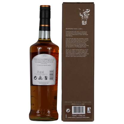Bowmore 17 White Sands 43% 0.7l | Deliawhisky.de – deliawhisky.de Bowmore 17 White Sands 43% 0.7l | Deliawhisky.de – deliawhisky.de