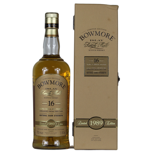 Bowmore 16 Jahre Vintage 1989 Cask Strength 51,8% 0,7l