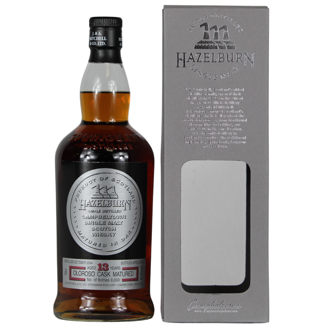 Hazelburn 13 Jahre Oloroso Cask Matured (Bottled 2018) 47,4% 0,7l